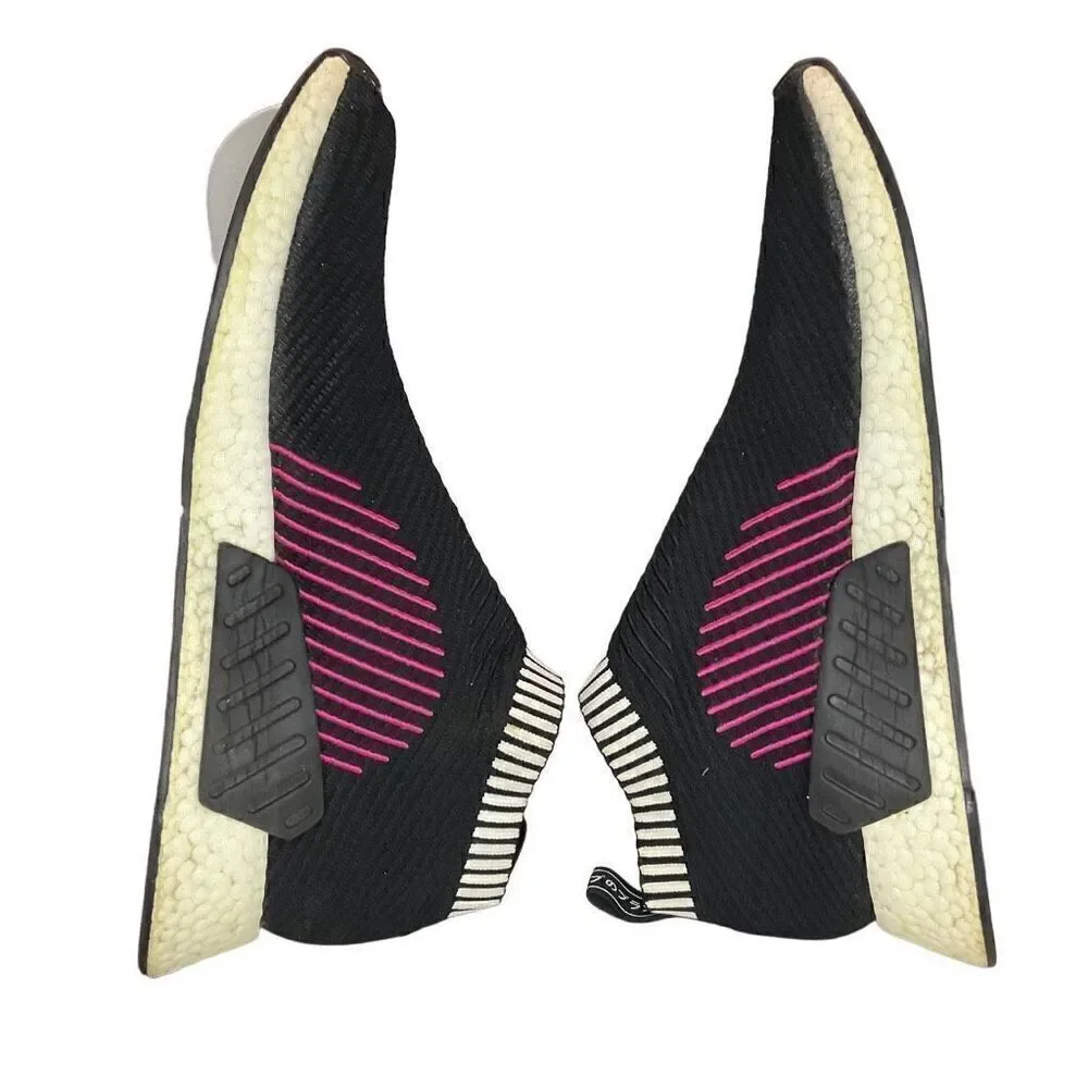 Adidas NMD CS2 Primeknit Shock Pink Slip On Sneakers BA7188 Men’s Size 13